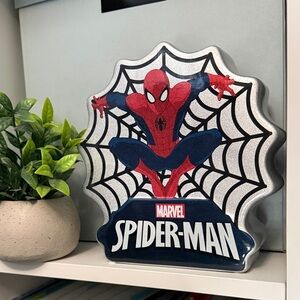 Marvel Spider-Man Web-Shaped Piggy Bank